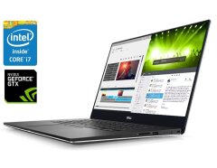 Ігровий ноутбук Б-клас Dell XPS 15 9560 / 15.6" (3840x2160) IPS Touch / Intel Core i7-7700HQ (4 (8) ядра по 2.8 - 3.8 GHz) / 16 GB DDR4 / 512 GB SSD / nVidia GeForce GTX 1050, 4 GB GDDR5, 128-bit / WebCam