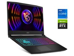 Игровой ноутбук Б-класс MSI Katana 15 B12VGK / 15.6" (1920x1080) IPS / Intel Core i7-12650H (10 (16) ядер по 3.5 - 4.7 GHz) / 32 GB DDR5 / 1000 GB SSD / nVidia GeForce RTX 4070, 8 GB GDDR6, 128-bit / WebCam