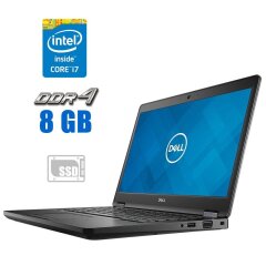 Ноутбук Dell Latitude 5491 / 14" (1920x1080) IPS / Intel Core i7-8750H (6 (12) ядра по 2.2 - 4.1 GHz) / 8 GB DDR4 / 480 GB SSD / Intel UHD Graphics 630