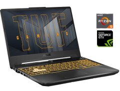 Ігровий ноутбук Asus TUF Gaming A15 FA506IH / 15.6" (1920x1080) IPS / AMD Ryzen 5 4600H (6 (12) ядер по 3.0 - 4.0 GHz) / 8 GB DDR4 / 512 GB SSD / nVidia GeForce GTX 1650, 4 GB GDDR5, 128-bit / WebCam