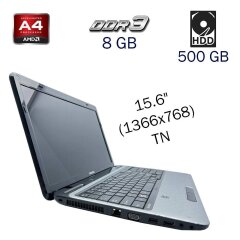 Ноутбук Toshiba Satellite L750 / 15.6" (1366x768) TN / AMD A6-3400M (4 ядра по 1.4 - 2.3 GHz) / 8 GB DDR3 / 500 GB HDD / AMD Radeon HD 7450M, 1 GB DDR3, 64-bit / WebCam / АКБ не держит