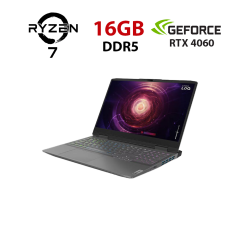 Игровой ноутбук Lenovo LOQ 15APH8 / 15.6" (1920x1080) IPS / AMD Ryzen 7 7840HS (8 (16) ядер по 3.8 - 5.1 GHz) / 16 GB DDR5 / 960 GB SSD / nVidia GeForce RTX 4060, 8 GB GDDR6, 128-bit / WebCam