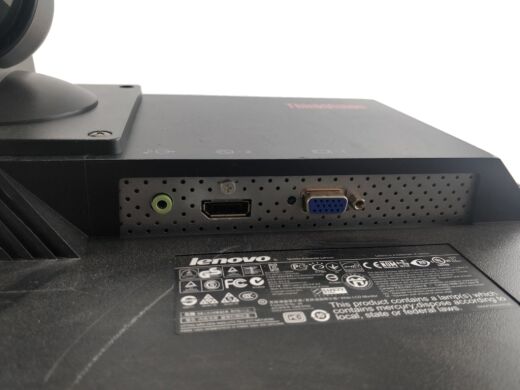 Монитор Lenovo ThinkVision L2251p / 22" (1680x1050) TN / VGA, DP, Audio + Кабель питания