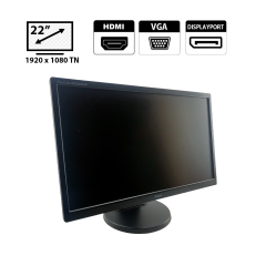 Монитор Iiyama E2283H / 22" (1920x1080) TN / VGA, DP, HDMI