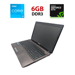Ноутбук Asus X53S / 15.6" (1366x768) TN / Intel Core i3-2310M (2 (4) ядра по 2.1 GHz) / 6 GB DDR3 / 320 GB HDD / nVidia GeForce GT 520M, 1GB DDR3, 64-bit / WebCam