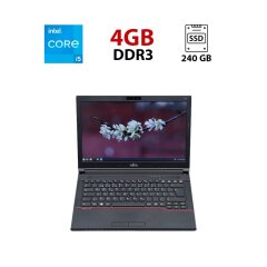 Ноутбук Fujitsu LifeBook E546 / 14" (1920x1080) IPS / Intel Core i5-6200U (2 (4) ядра по 2.3 - 2.8 GHz) / 8 GB DDR4 / 240 GB SSD / Intel HD Graphics 520 / WebCam
