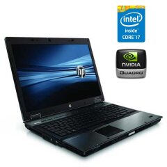 Ноутбук HP EliteBook 8740w / 17" (1920x1200) TN / Intel Core i7-720QM (4 (8) ядра по 1.6 - 2.8 GHz) / 8 GB DDR3 / 256 GB SSD / nVidia Quadro FX 3800M, 1 GB GDDR3, 256-bit / WebCam