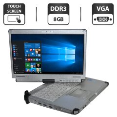 Защищенный ноутбук Б-класс Panasonic Toughbook CF-C2 / 12.5" (1366x768) TN Touch / Intel Core i5-4300U (2 (4) ядра по 1.9 - 2.9 GHz) / 8 GB DDR3 / 320 GB HDD / Intel HD Graphics 4400 / WebCam / Стилус