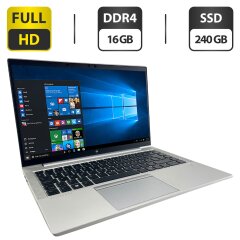 Ультрабук HP EliteBook 845 G7 / 14" (1920x1080) IPS / AMD Ryzen 5 Pro 4450U (4 (8) ядра по 2.5 - 3.7 GHz) / 16 GB DDR4 / 240 GB SSD M.2 / AMD Radeon Graphics / WebCam
