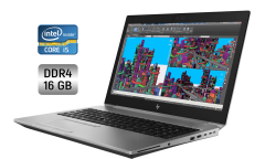 Ноутбук HP zBook 15 G5 / 15.6" (1920x1080) IPS / Intel Core i5-8300H (4 (8) ядра по 2.3 - 4.0 GHz) / 16 GB DDR4 / 250 GB SSD / Intel UHD Graphics 630 / WebCam 