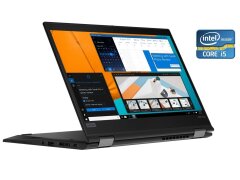 Ультрабук-трансформер Lenovo ThinkPad X390 Yoga / 13.3" (1920x1080) IPS Touch / Intel Core i5-8250U (4 (8) ядра по 1.6 - 3.4 GHz) / 8 GB DDR4 / 240 GB SSD / Intel UHD Graphics / WebCam