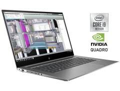Мобильная рабочая станция HP ZBook Studio G7 / 15.6" (1920x1080) IPS / Intel Core i9-10885H (8 (16) ядер по 2.4 - 5.3 GHz) / 32 GB DDR4 / 512 GB SSD / nVidia Quadro RTX 3000 Max-Q, 6 GB DDR6, 192-bit / WebCam