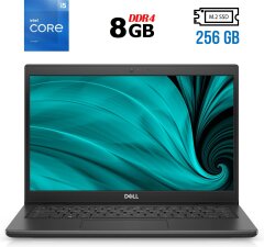 Ноутбук Б-клас Dell Latitude 3420 / 14" (1366x768) TN / Intel Core i5-1135G7 (4 (8) ядра по 2.4 - 4.2 GHz) / 8 GB DDR4 / 256 GB SSD M.2 / Intel Iris Xe Graphics / WebCam / USB 3.2 / HDMI / Windows 10 ліцензія