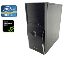 Ігровий ПК ASRock H61M-DGS Tower / Intel Core i5-3470 (4 ядра по 3.2 - 3.6 GHz) / 8 GB DDR3 / 120 GB SSD + 750 GB HDD / nVidia GeForce GTX 750 Ti, 2 GB GDDR5, 128-bit