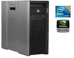 Робоча станція HP Z820 Workstation Tower / 2x Intel Xeon E5 2640 V1 (6 (12) ядер по 2.5 - 3.0 GHz) / 128 GB DDR3 / NO HDD / nVidia Quadro 2000, 1 GB GDDR5, 128-bit / DVD-ROM