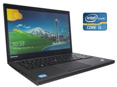 Ультрабук Б-класс Lenovo ThinkPad T440s / 14" (1920x1080) IPS / Intel Core i5-4300U (2 (4) ядра по 1.9 - 2.9 GHz) / 8 GB DDR3 / 120 GB SSD / Intel HD Graphics 4400 / WebCam