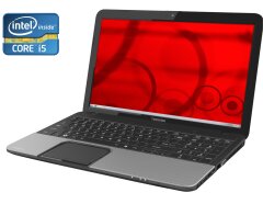 Ноутбук Toshiba Satellite C855-11C / 15.6" (1366x768) TN / Intel Core i5-2450M (2 (4) ядра по 2.5 - 3.1 GHz) / 4 GB DDR3 / 500 GB HDD / Intel HD Graphics 3000 / WebCam / DVD-ROM