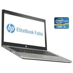 Ультрабук Б-клас HP EliteBook Folio 9470m / 14" (1366x768) TN / Intel Core i5-3437U (2 (4) ядра по 1.9 - 2.9 GHz) / 8 GB DDR3 / 500 GB HDD / Intel HD Graphics 4000 / WebCam / Win 10 / АКБ не тримає