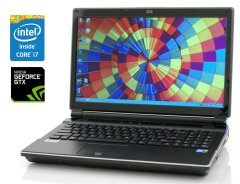 Игровой ноутбук Clevo W860CU / 15.6" (1366x768) TN / Intel Core i7-720QM (4 (8) ядра по 1.6 - 2.8 GHz) / 8 GB DDR3 / 128 GB SSD / nVidia GeForce GTX 285M, 1 GB GDDR5, 256-bit / WebCam / DVD-ROM / Win 10