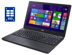 Ноутбук Acer Aspire E1-571 / 15.6" (1366x768) TN / Intel Core i3-2348M (2 (4) ядра по 2.3 GHz) / 8 GB DDR3 / 240 GB SSD / Intel HD Graphics 3000 / WebCam / Win 10 Pro 