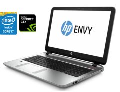 Игровой ноутбук HP Envy 15-k207na / 15.6" (1920x1080) TN / Intel Core i7-5500U (2 (4) ядра по 2.4 - 3.0 GHz) / 12 GB DDR3 / 256 GB SSD / nVidia GeForce GTX 850M, 4 GB DDR3, 128-bit / WebCam / DVD-ROM / Win 10 Home