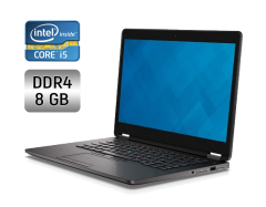 Ультрабук Б-класс Dell Latitude E7470 / 14" (1366x768) TN / Intel Core i5-6300U (2 (4) ядра по 2.4 - 3.0 GHz) / 8 GB DDR4 / 256 GB SSD / Intel HD Graphics 520 / WebCam / Windows 10