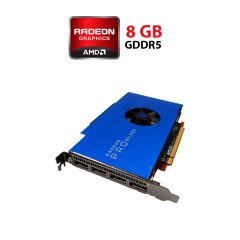 Дискретная видеокарта AMD Radeon Pro WX 5100, 8 GB GDDR5, 256-bit / 4x DisplayPort