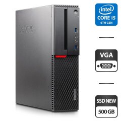 Комп'ютер Lenovo ThinkCentre M900 SFF / Intel Core i5-6500 (4 ядра по 3.2 - 3.6 GHz) / 8 GB DDR4 / 500 GB SSD / Intel HD Graphics 530 / DisplayPort