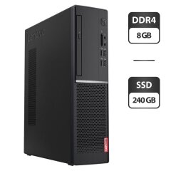 Комп'ютер Lenovo V520S SFF / Intel Core i3-7100 (2 (4) ядра по 3.9 GHz) / 8 GB DDR4 / 240 GB SSD / Intel HD Graphics 630 / VGA