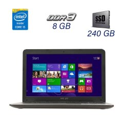 Ноутбук Asus X555LA Black / 15.6" (1366x768) TN / Intel Core i5-4210U (2 (4) ядра по 1.7 - 2.7 GHz) / 8 GB DDR3 / 240 GB SSD / WebCam / DVD-RW