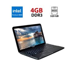 Ноутбук Б-класс Toshiba Satellite C80-12SR / 15.6" (1366x768) TN / Intel Pentium B960 (2 ядра по 2.2 GHz) / 4 GB DDR3 / 320 GB HDD / Intel HD Graphics / WebCam