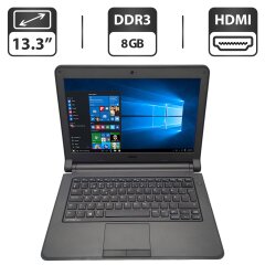 Ноутбук Dell Latitude 3340 / 13.3" (1366x768) TN / Intel Core i3-4030U (2 (4) ядра по 1.90 GHz) / 8 GB DDR3 / 500 GB HDD / Intel HD Graphics 4400 / WebCam