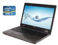 HP EliteBook 6560b / 15.6" (1600x900) TN / Intel Core i5-2520M (2 (4) ядра по 2.5 - 3.2 GHz) / 4 GB DDR3 / 128 GB SSD / Intel HD Graphics 3000 / WebCam / DVD-RW