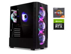 Игровой ПК MSI Pro Tower / AMD Ryzen 5 7600 (6 (12) ядер по 3.8 - 5.1 GHz) / 32 GB DDR5 / 1000 GB SSD / nVidia GeForce RTX 4060, 8 GB GDDR6, 128-bit / Win 11
