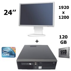 Комплект MSI SFF / Intel&reg; Core&trade; i5-3470 (4 ядра по 3.2 - 3.6 GHz) / 8 GB DDR3 / 120 GB SSD / DVD / USB 3.0, SATA 3.0, PCI Express 3.0 + Монитор NEC MultiSync EA241WM / 24'' / 1920x1200 (16:10) / TN / DVI, VGA / USB