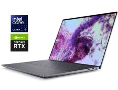 Новый игровой ультрабук Dell XPS 16 9640 / 16.3" (3840x2400) OLED Touch / Intel Core Ultra 9 185H (16 (22) ядер по 1.8 - 5.1 GHz) / 64 GB DDR5 / 4000 GB SSD / nVidia GeForce RTX 4070, 8 GB GDDR6, 128-bit / WebCam / Win 11