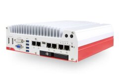 Промышленный ПК Neousys Nuvo-5000LP / Intel Core i7-6700TE (4 (8) ядра по 2.4 - 3.4 GHz) / 8 GB DDR4 / 120 GB SSD / Intel HD Graphics 530