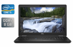 Ультрабук Б-класс Dell Latitude 5590 / 15.6" (1366x768) TN / Intel Core i5-8350U (4 (8) ядра по 1.7 - 3.6 GHz) / 8 GB DDR4 / 240 GB SSD / Intel UHD Graphics 620 / WebCam / Windows 10