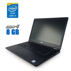 Ультрабук Dell Latitude E5480 / 14" (1366x768) TN / Intel Core i5-6200U (2 (4) ядра по 2.3 - 2.8 GHz) / 8 GB DDR4 / 240 GB SSD / Intel HD Graphics 520 / WebCam