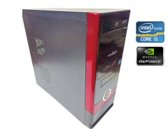 Игровой ПК ViewApple Tower / Intel Core i5-3550 (4 ядра по 3.3 - 3.7 GHz) / 16 GB DDR3 / 120 GB SSD + 400 GB HDD / nVidia GeForce GTS 250, 512 MB GDDR3, 256-bit / 700W