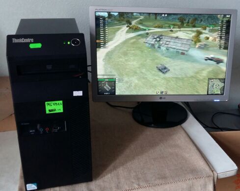Lenovo m80 / Intel Core i3-530 (2(4) ядра по 2.9GHz) / 6GB DDR3 / 500GB HDD / GeForce GT 420 1GB 128bit + монитор LG w2242te / 22' / 1680x1050