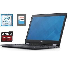 Игровой ноутбук Dell Latitude E5570 / 15.6" (1920x1080) IPS / Intel Core i7-6600U (2 (4) ядра по 2.6 - 3.4 GHz) / 16 GB DDR4 / 256 GB SSD / AMD Radeon R7 M360, 2 GB DDR3, 64-bit / WebCam / HDMI