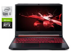 Игровой ноутбук Б-класс Acer Nitro 5 AN515-55 / 15.6" (1920x1080) IPS / Intel Core i5-10300H (4 (8) ядра по 2.5 - 4.5 GHz) / 8 GB DDR4 / 256 GB SSD M.2 NVMe / nVidia GeForce RTX 3050, 4 GB GDDR6, 128-bit / WebCam
