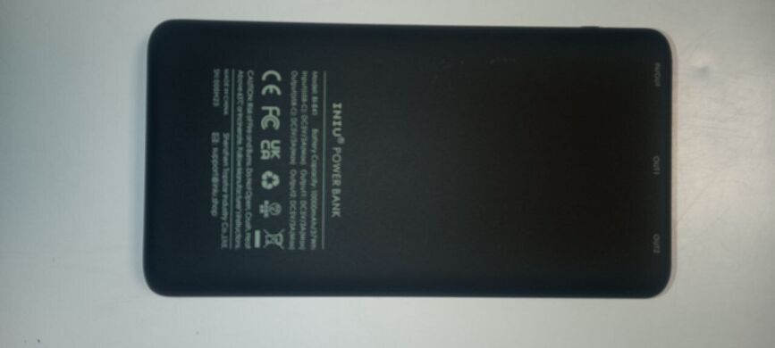 Новый Power Bank INIU PowerPaw Slim BI-B41 / 10000 mAh / 20W / 5V/3A