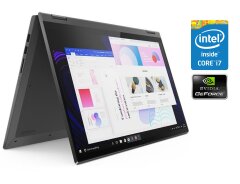 Ігровий ультрабук-трансформер Lenovo IdeaPad Flex 5 15IIL05 / 15.6" (3840x2160) IPS Touch / Intel Core i7-1065G7 (4 (8) ядра по 1.3 - 3.9 GHz) / 16 GB DDR4 / 1000 GB SSD / nVidia GeForce MX330, 2 GB GDDR5, 64-bit / WebCam
