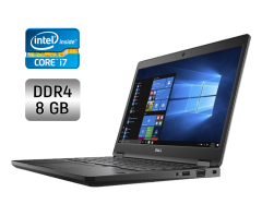 Ультрабук Dell Latitude 5480 / 15.6" (1920x1080) IPS / Intel Core i7-7820HQ (4 (8) ядра по 2.9 - 3.9 GHz) / 8 GB DDR4 / 256 GB SSD / Intel HD Graphics 630 / WebCam / Fingerprint / Windows 10