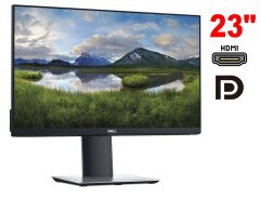 Монитор Dell P2319H / 23" (1920x1080) IPS / 1x HDMI, 1x DisplayPort, 1x VGA, 2x USB 3.0, 2x USB 2.0 / VESA 100x100 / Pivot