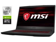 Игровой ноутбук Б-класс MSI GF65 Thin 10SER / 15.6" (1920x1080) IPS / Intel Core i7-10750H (6 (12) ядер по 2.6 - 5.0 GHz) / 16 GB DDR4 / 512 GB SSD NVMe / nVidia GeForce RTX 2060, 6 GB GDDR6, 192-bit / WebCam
