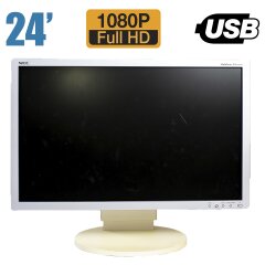 Уценка - NEC MultiSync EA241WM / 24'' / 1920x1200 / DVI, VGA, USB-hub - царапина на матрице