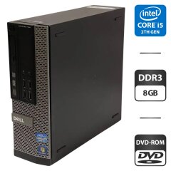 Компьютер Dell OptiPlex 790 SFF / Intel Core i5-2400 (4 ядра по 3.1 - 3.4 GHz) / 8 GB DDR3 / 500 GB HDD / Intel HD Graphics 2000
